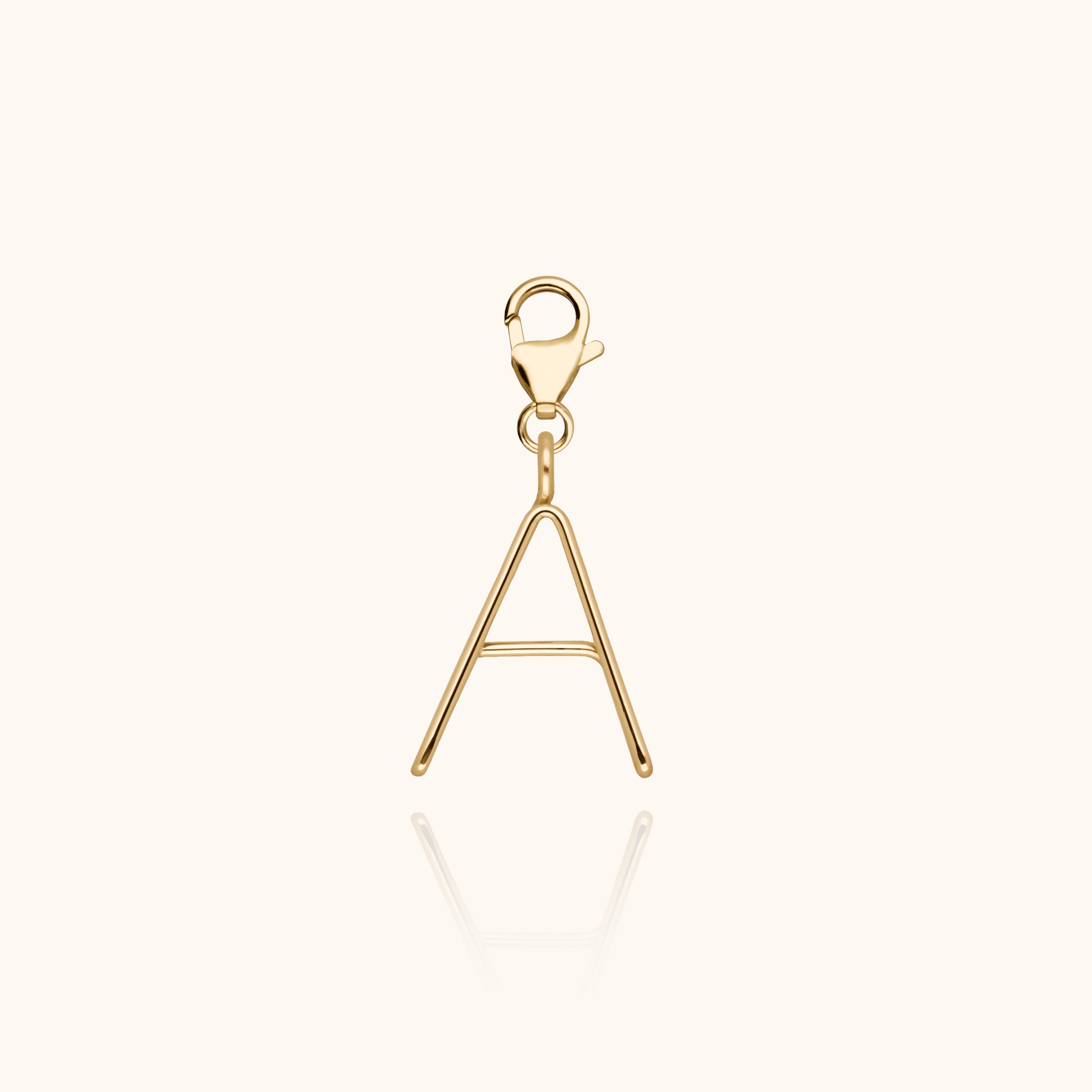 Big Locket Charms Initiale — fabriqué à la main à Paris