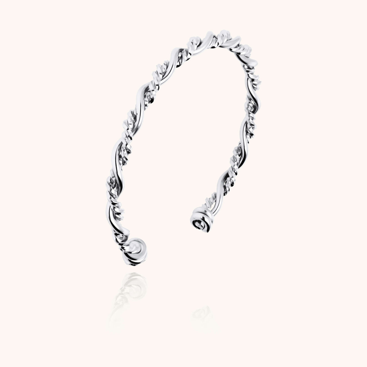 Bracciale Bramble in filo d'argento sterling 925