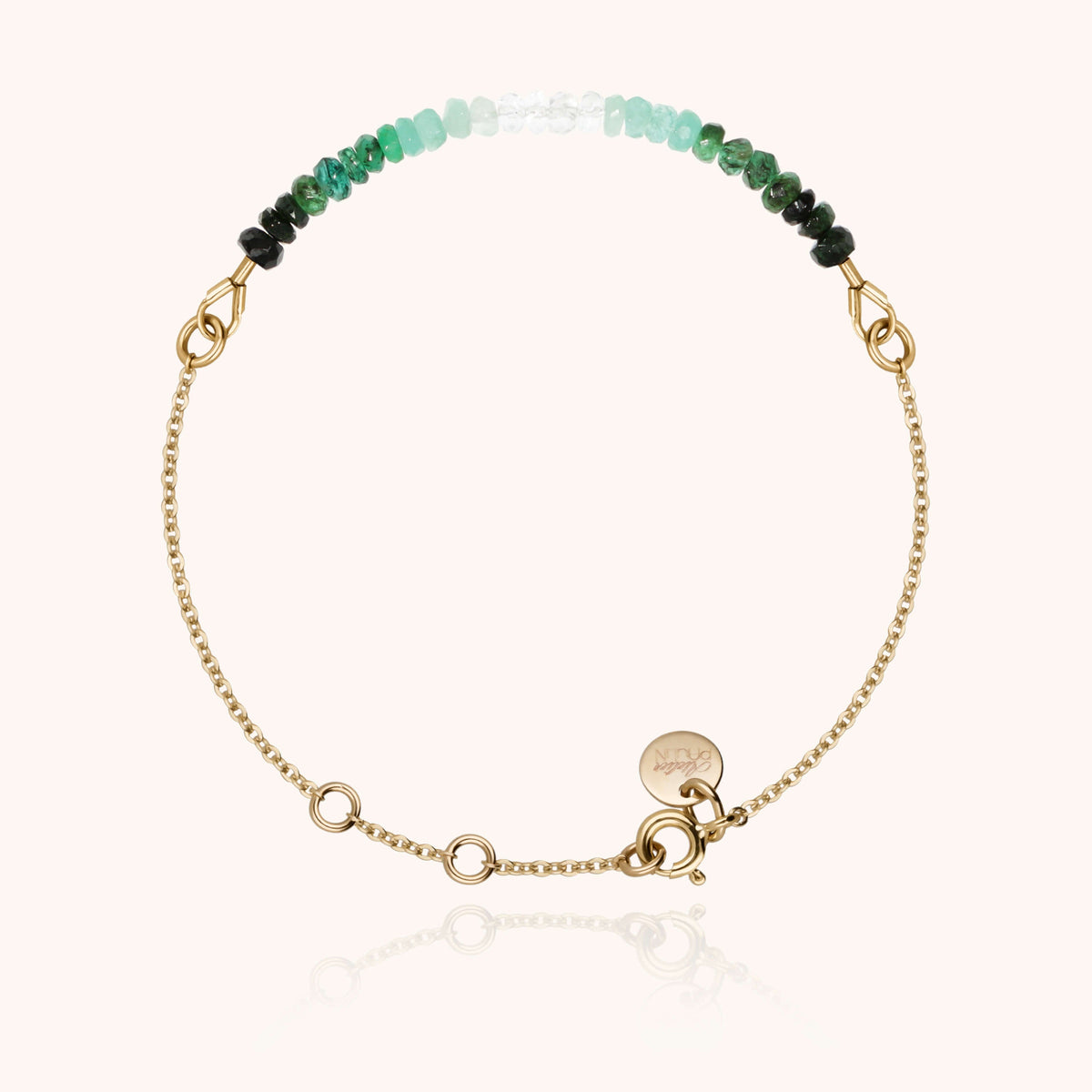 Bracciale Catena Nonza con smeraldo