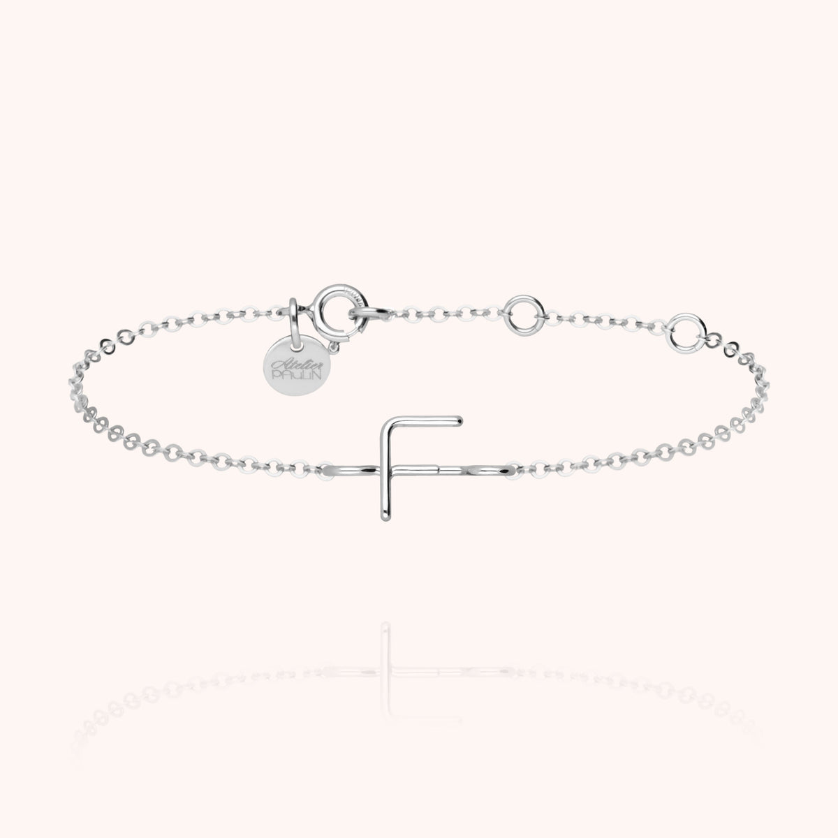 Kettenarmband Initiale — handgefertigtes Schmuckstück Armband Expresslieferung
