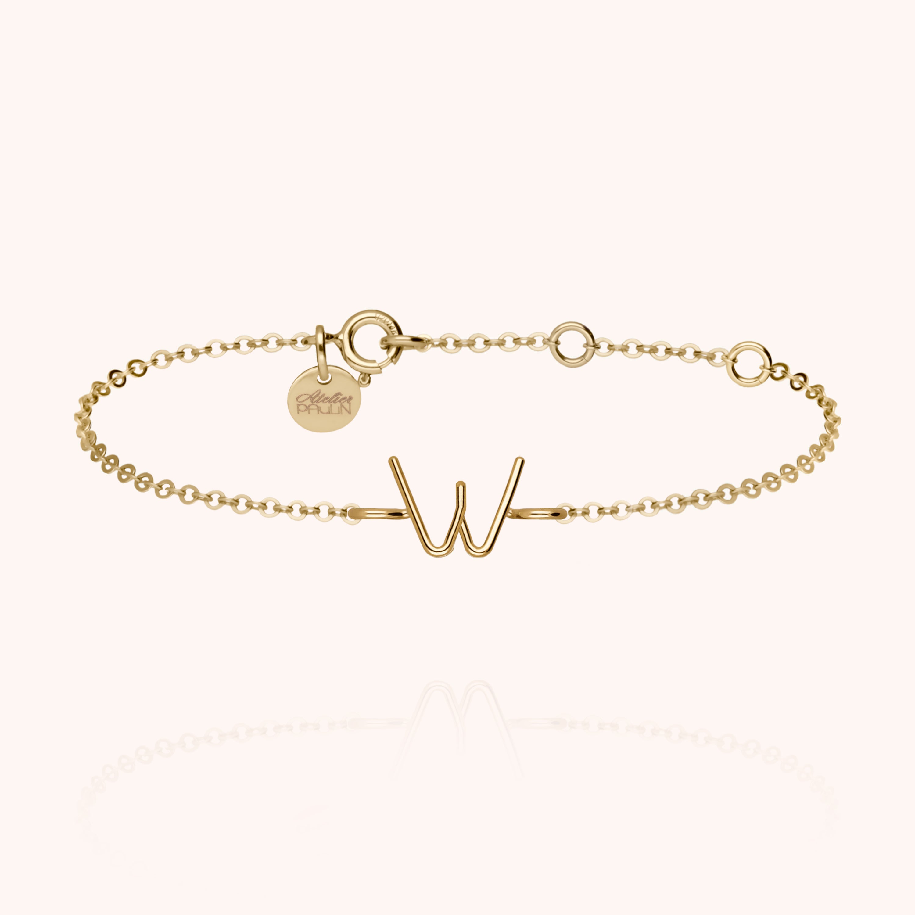 Bracciale Catena Iniziale - oro giallo 18kt.