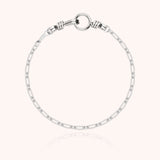 Rectangle Chain Bracelet Attache moi - silver