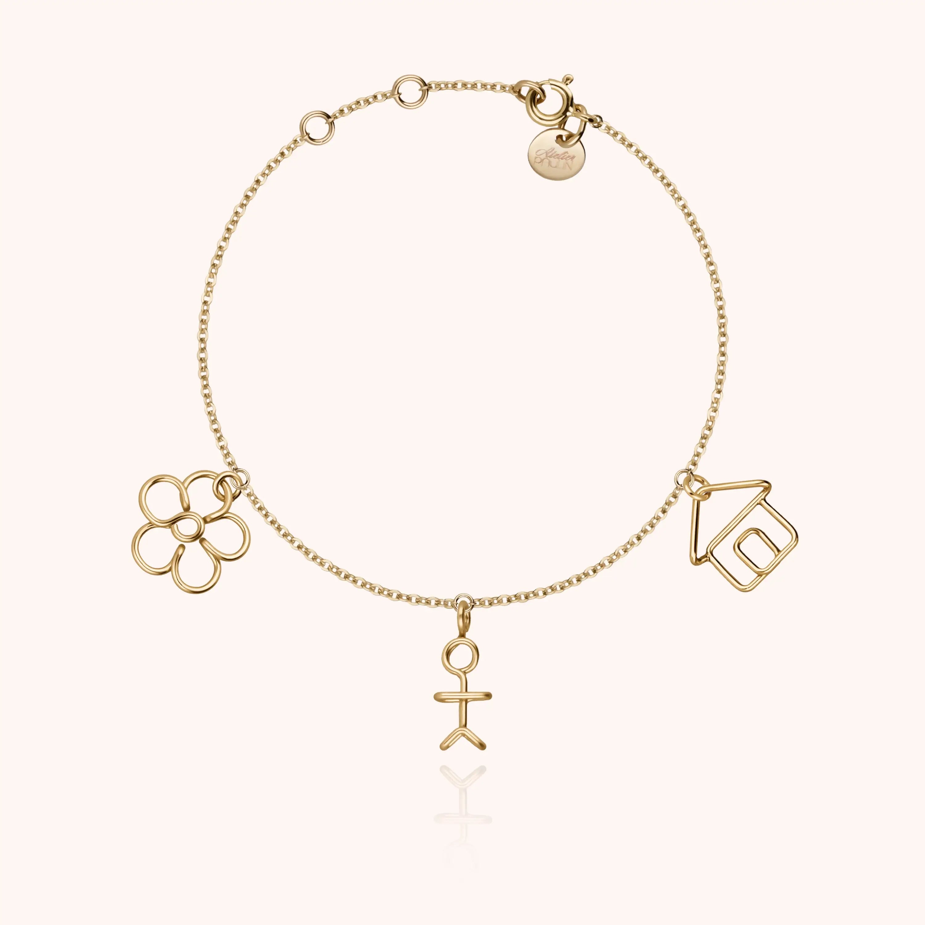 Bracelet Charms Dream Big — finition artisanale du bijou