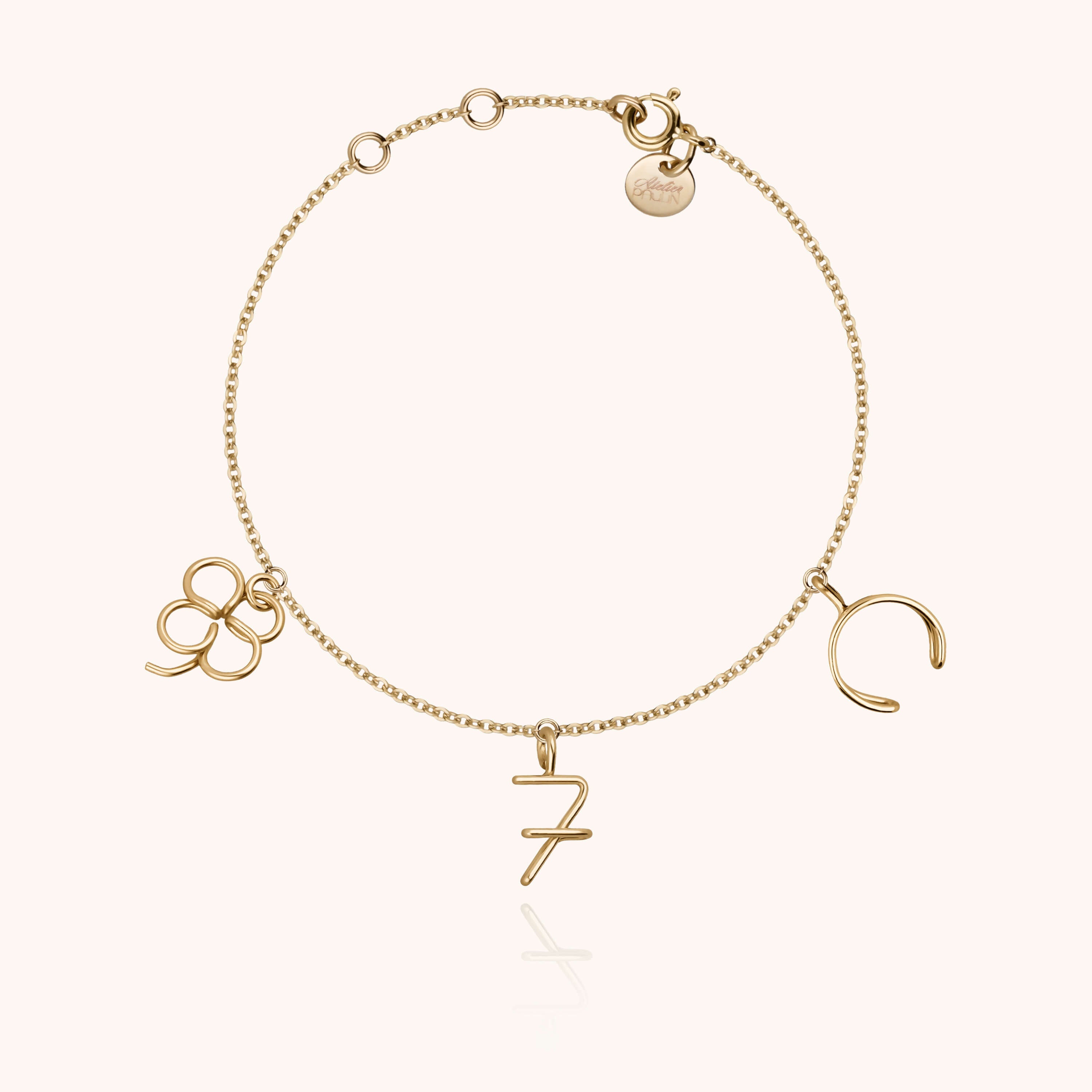 Bracelet Charms Wish Me Luck — finition artisanale du bijou