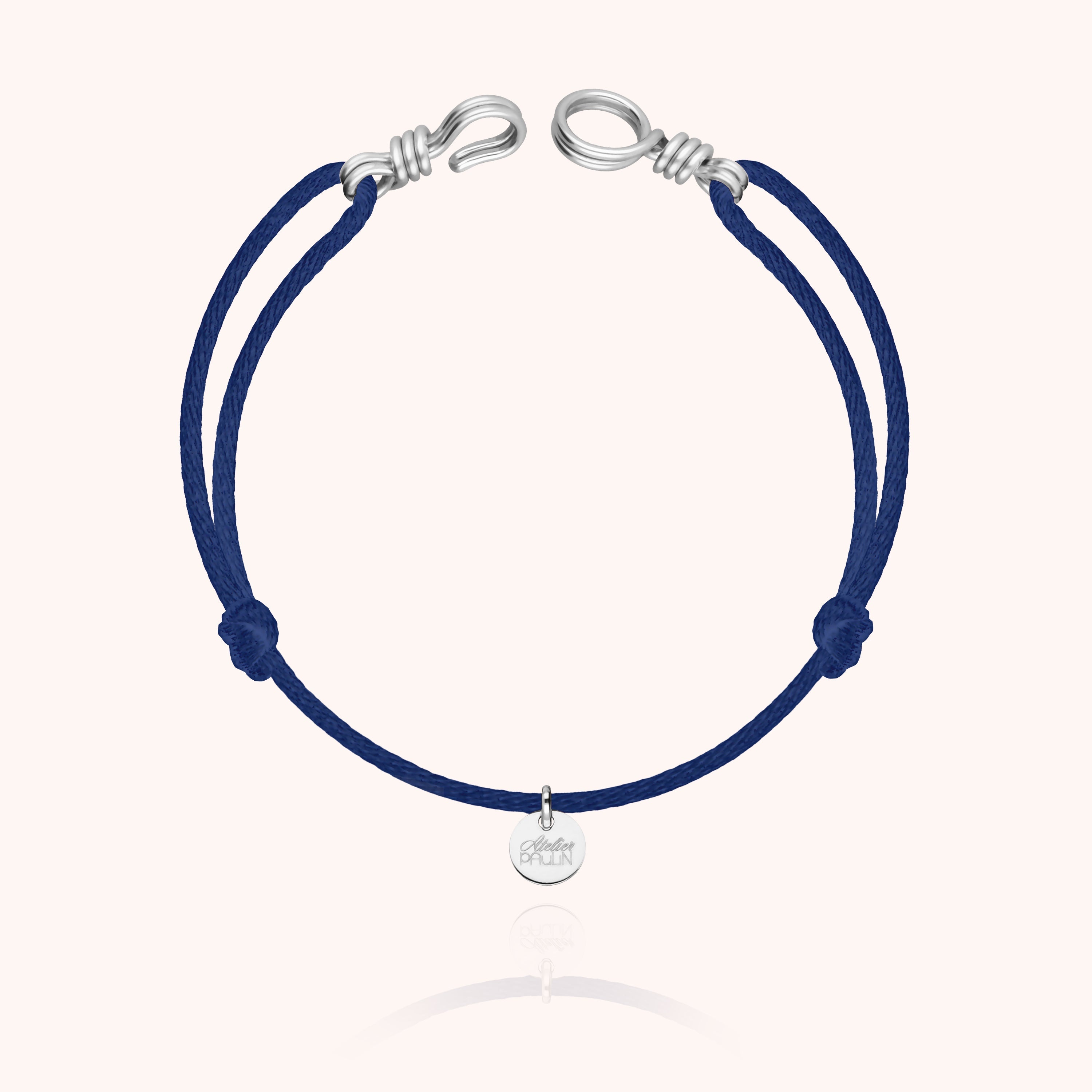 Bracelet Cordon Attache moi en argent sterling 925 — bijou durable garanti à vie