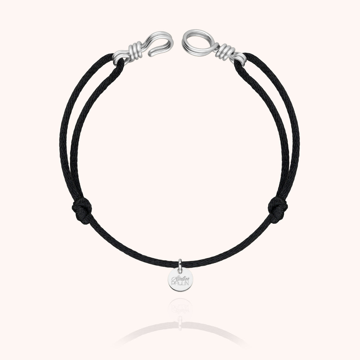 Bracelet Cordon Attache moi — finition artisanale du bijou, argent sterling 925