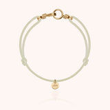 Bracelet Cordon Original Attache moi - or jaune laminé