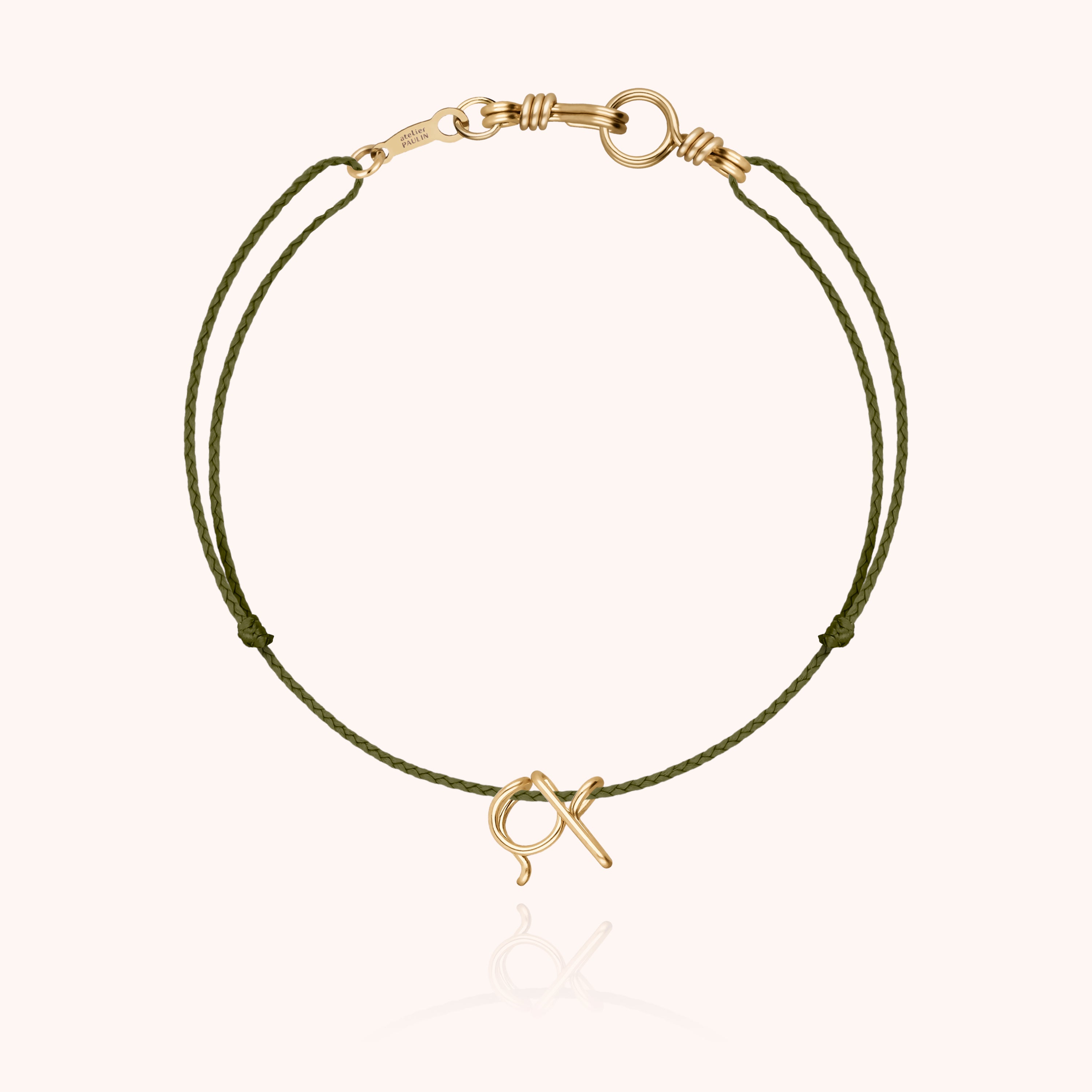 Bracciale Cordon Iniziale Mini Attache moi - oro giallo 750/1000