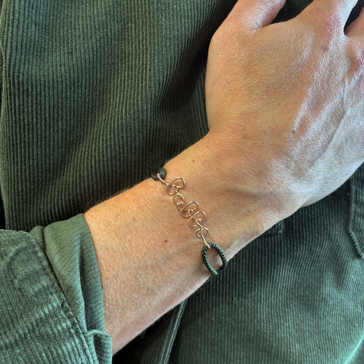 Bracciale Con Cordino Cerato Babbo 