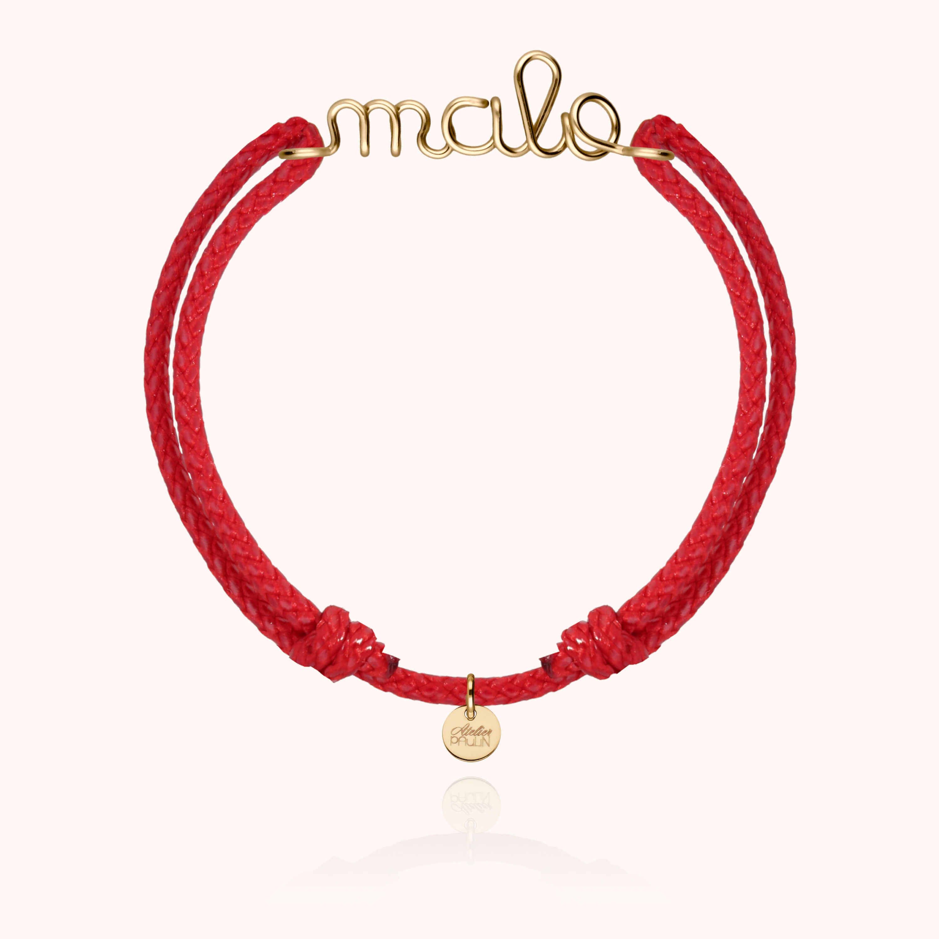 Bracelet Cordon Ciré Personnalisé Homme — bijou artisanal bracelet livraison express