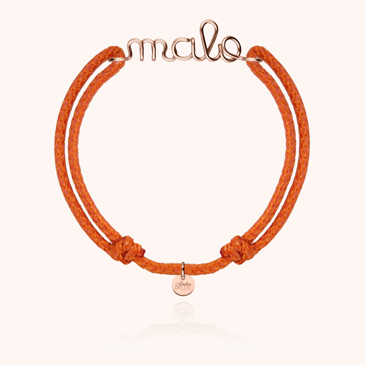 Bracelet Cordon Ciré Personnalisé Homme — bijou artisanal bracelet livraison express
