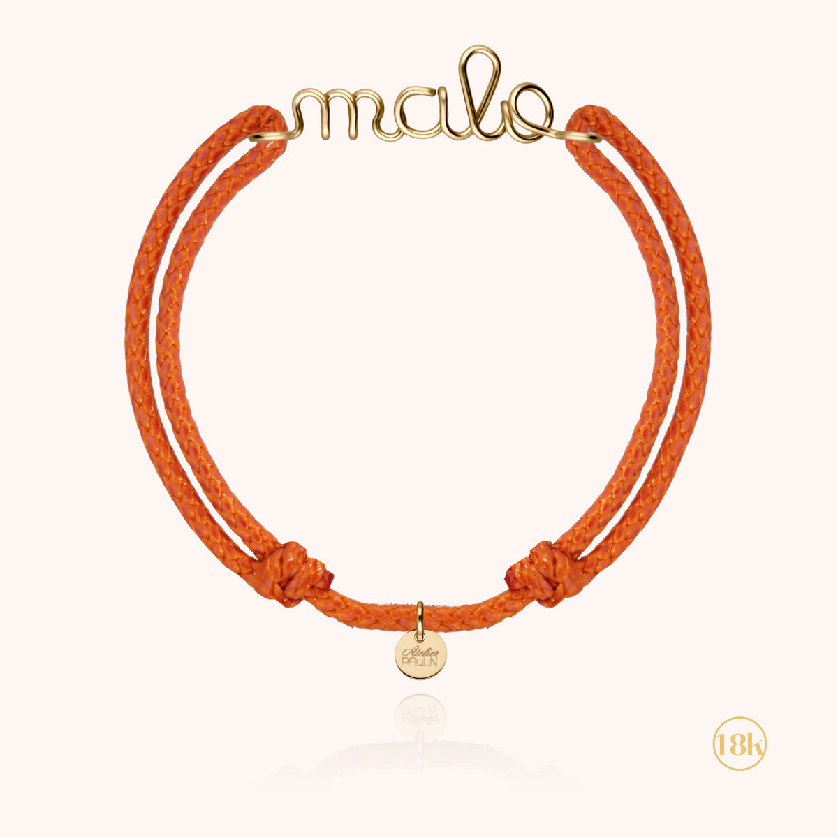 Bracelet Cordon Ciré Personnalisé Homme — bijou artisanal bracelet livraison express