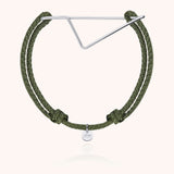 Cord Bracelet Corsica - silver