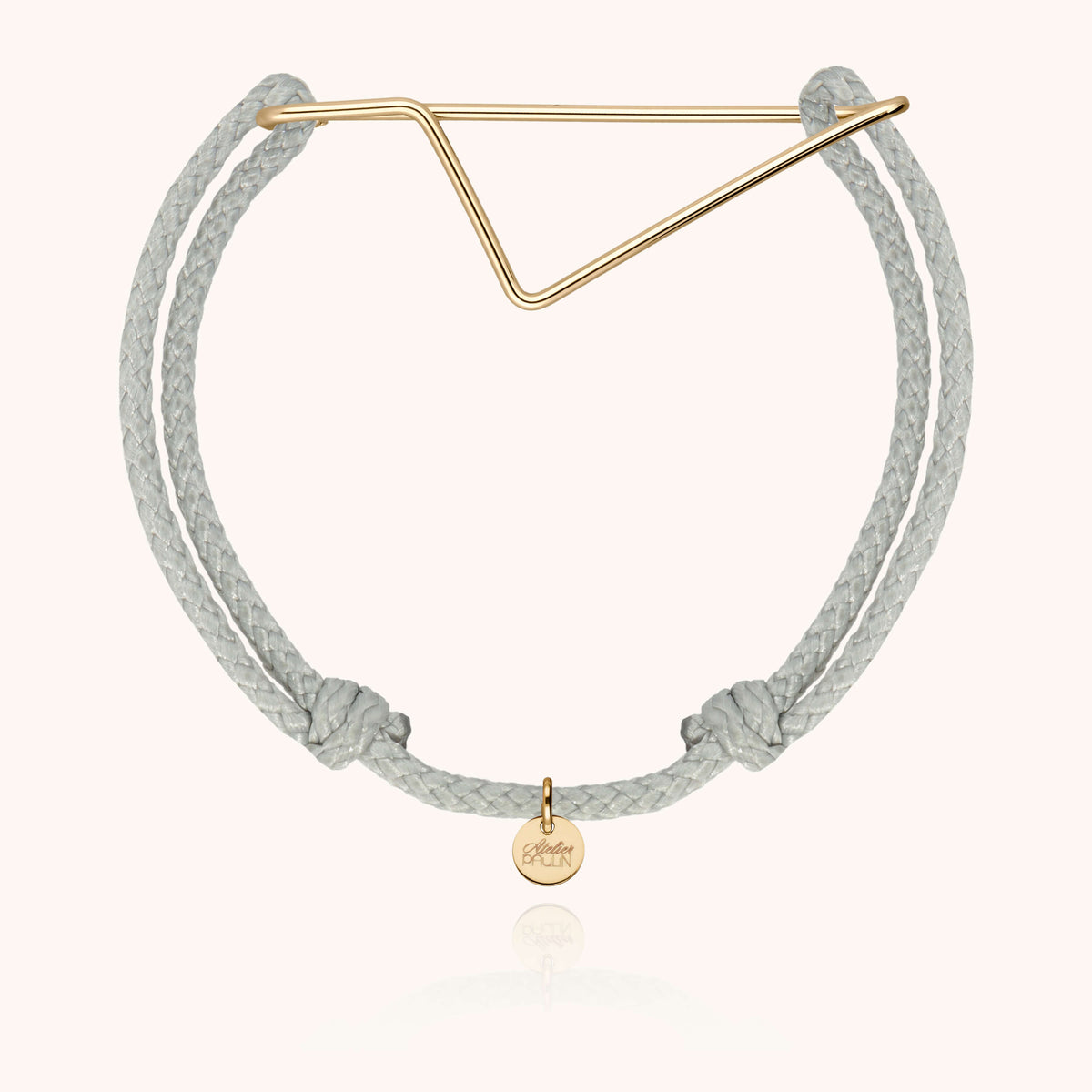 Armband Kordel Corsica — handwerkliche Verarbeitung des Schmuckstücks, Gelbes Goldfilled