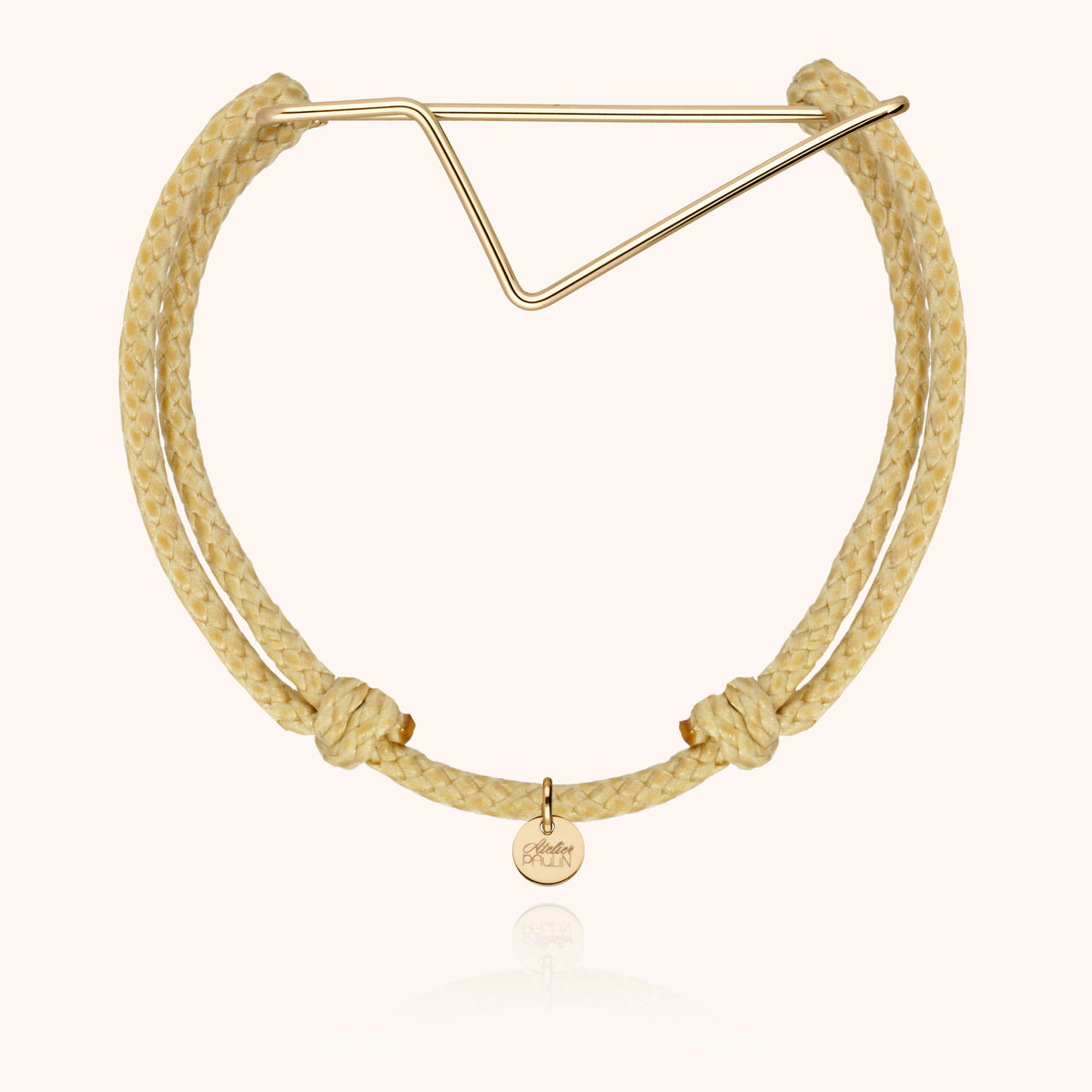 Armband Kordel Corsica aus Gelbes Goldfilled — sichere Lieferung aus Paris