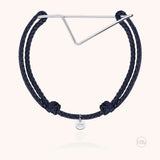 Cord Bracelet Corsica - White 18k gold