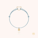 Bracciale Cordino Bambino Piccolo Orsetto - oro giallo 18kt.