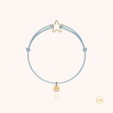 Bracciale Cordino Bambino Piccola Stella - oro giallo 18kt.