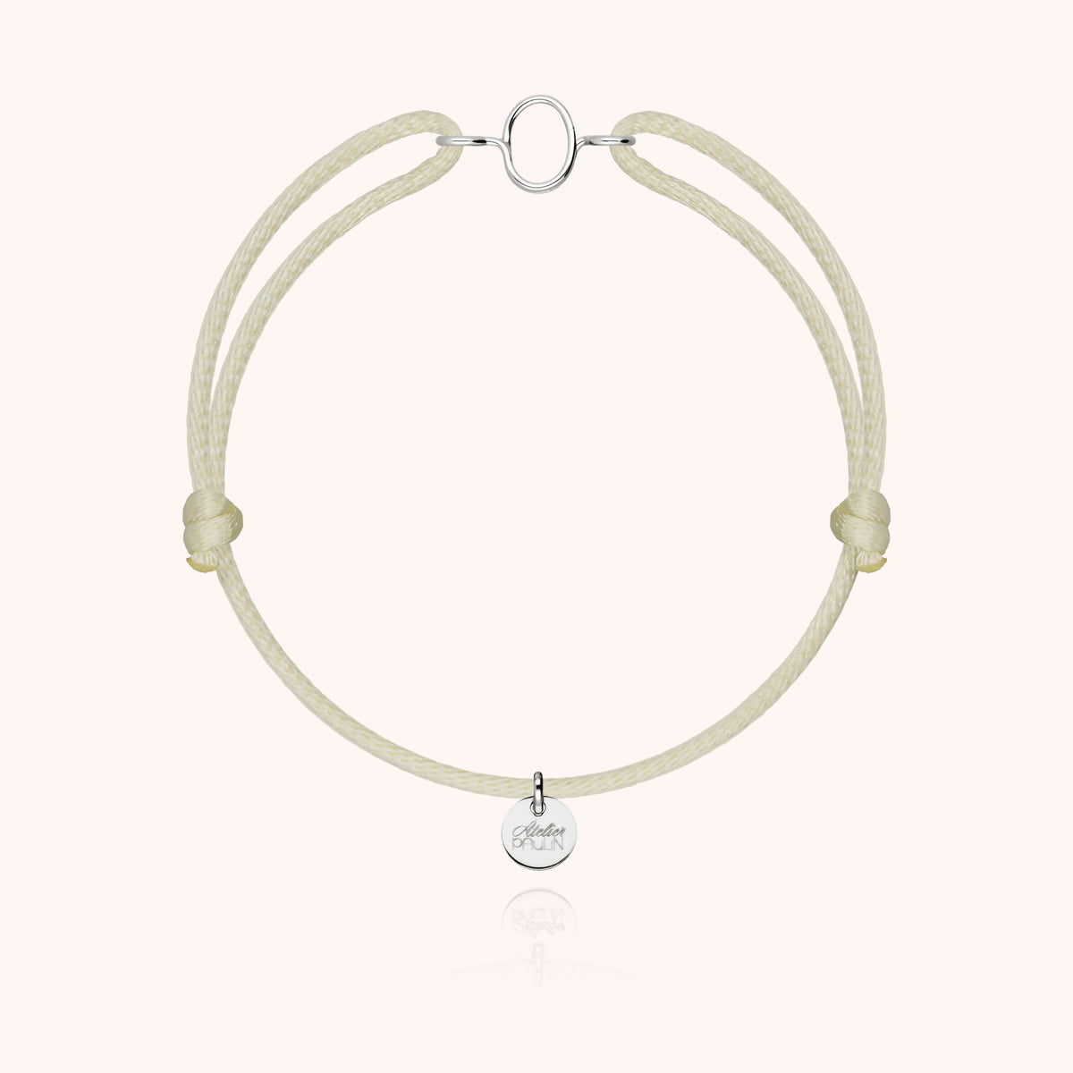 Armband Kordel Capitale Initiale — von Hand gefertigtes Geschenk aus Paris