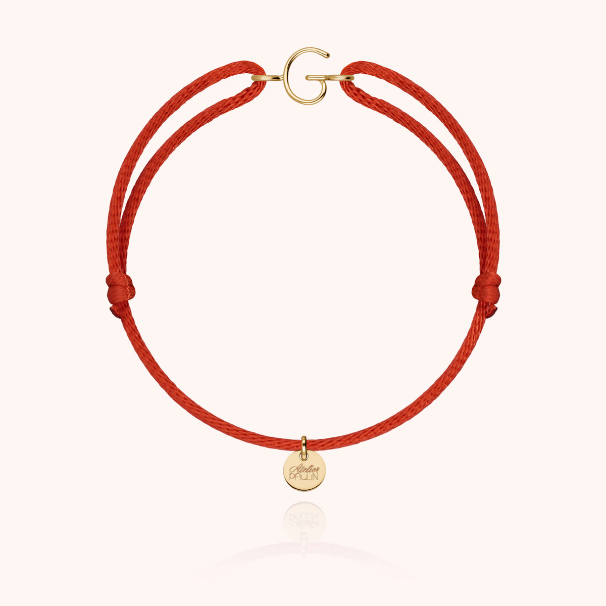 Armband Kordel Capitale Initiale aus 18K Gelbgold — sichere Lieferung Paris
