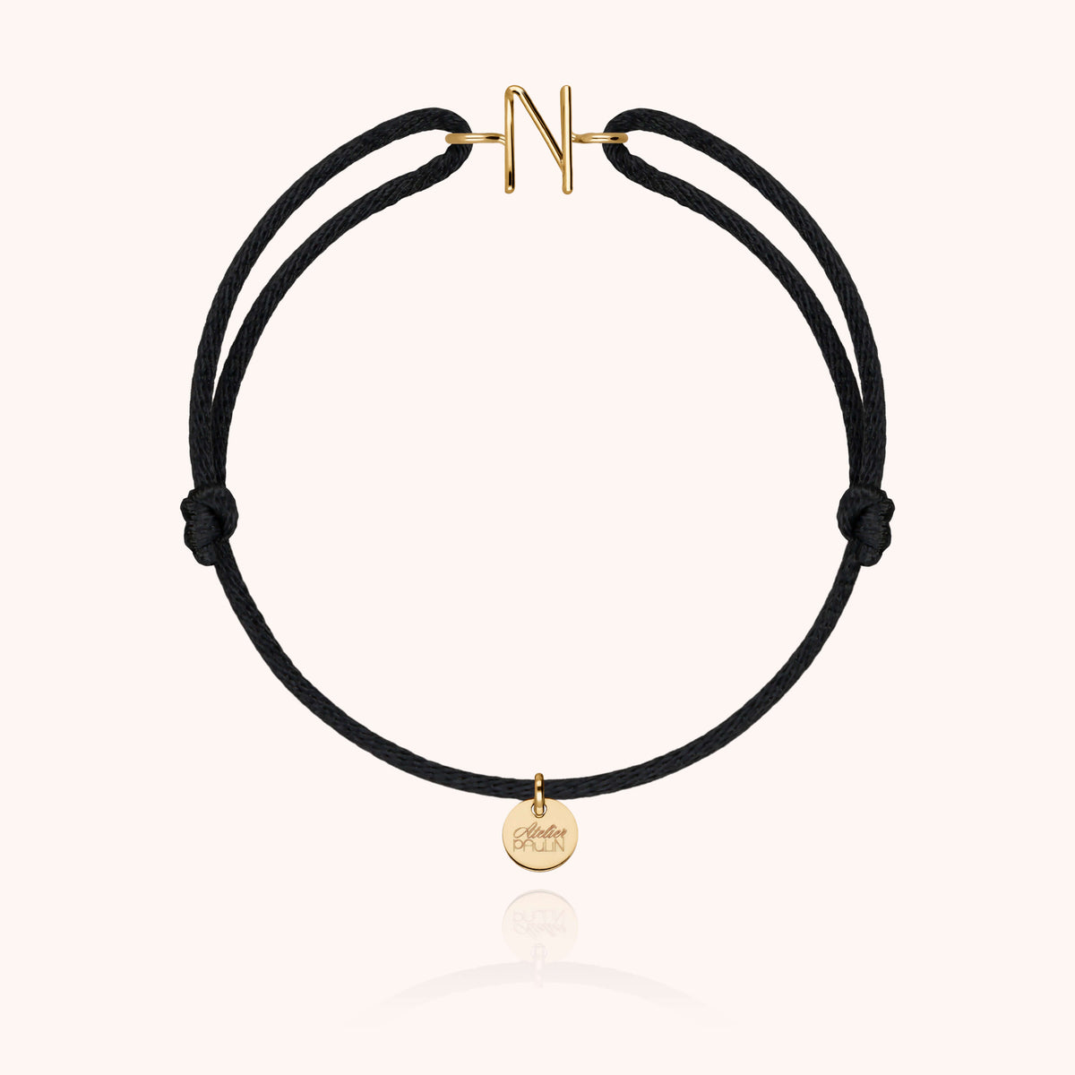 Armband Kordel Capitale Initiale - 18 Karat Gelbgold
