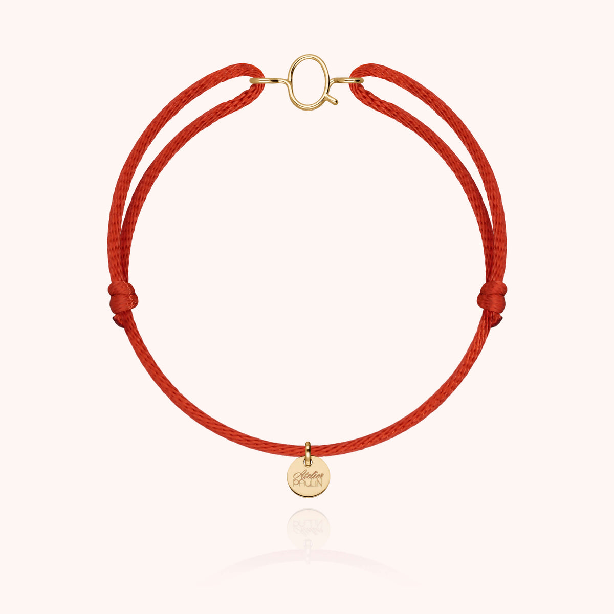 Armband Kordel Capitale Initiale aus 18K Gelbgold — sicherer Versand aus Paris
