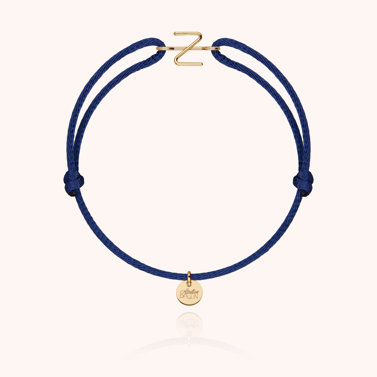 Armband Kordel Capitale Initiale — handgefertigtes Schmuckstück Armband Expressversand