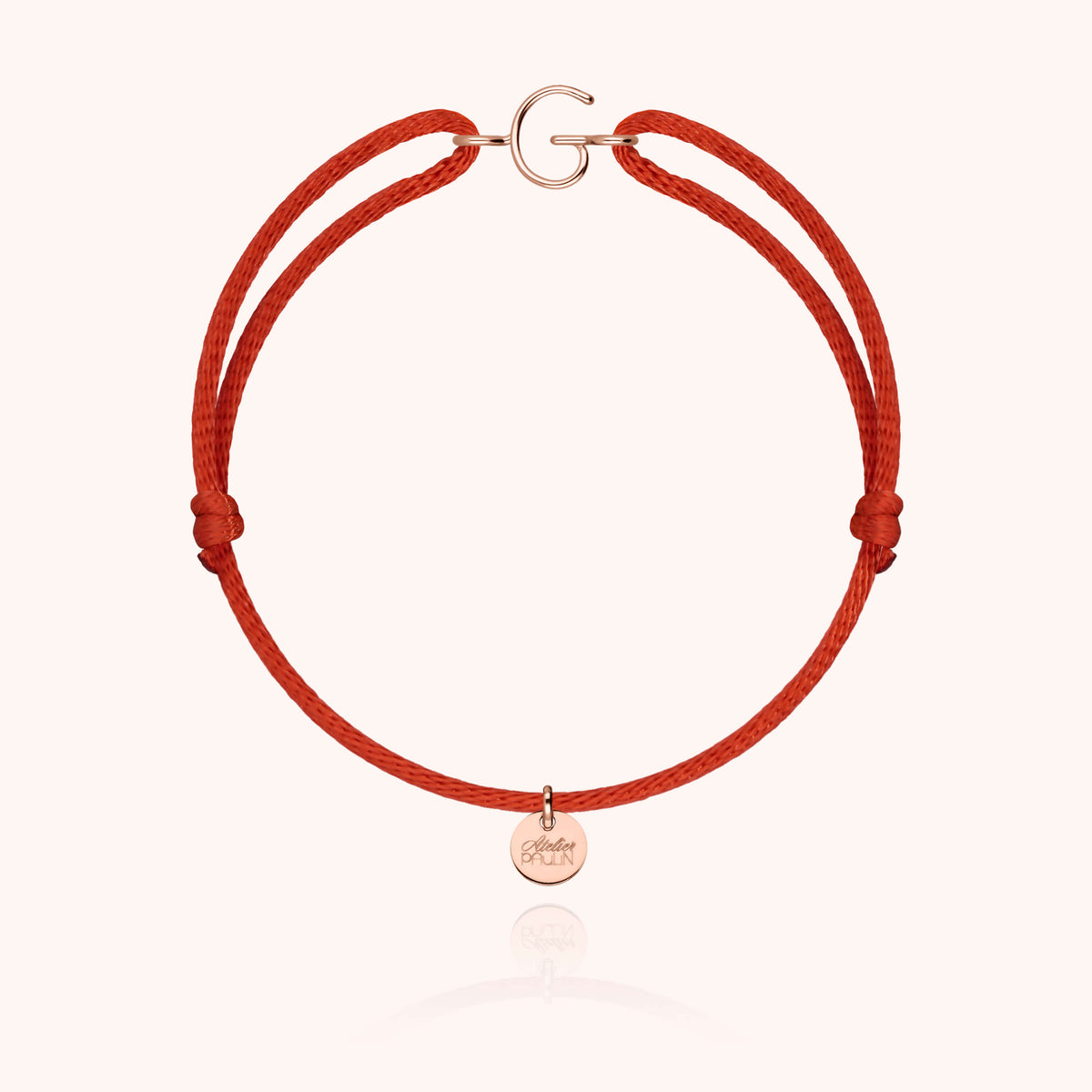 Armband Kordel Capitale Initiale — handgefertigter Schmuck Armband Expresslieferung