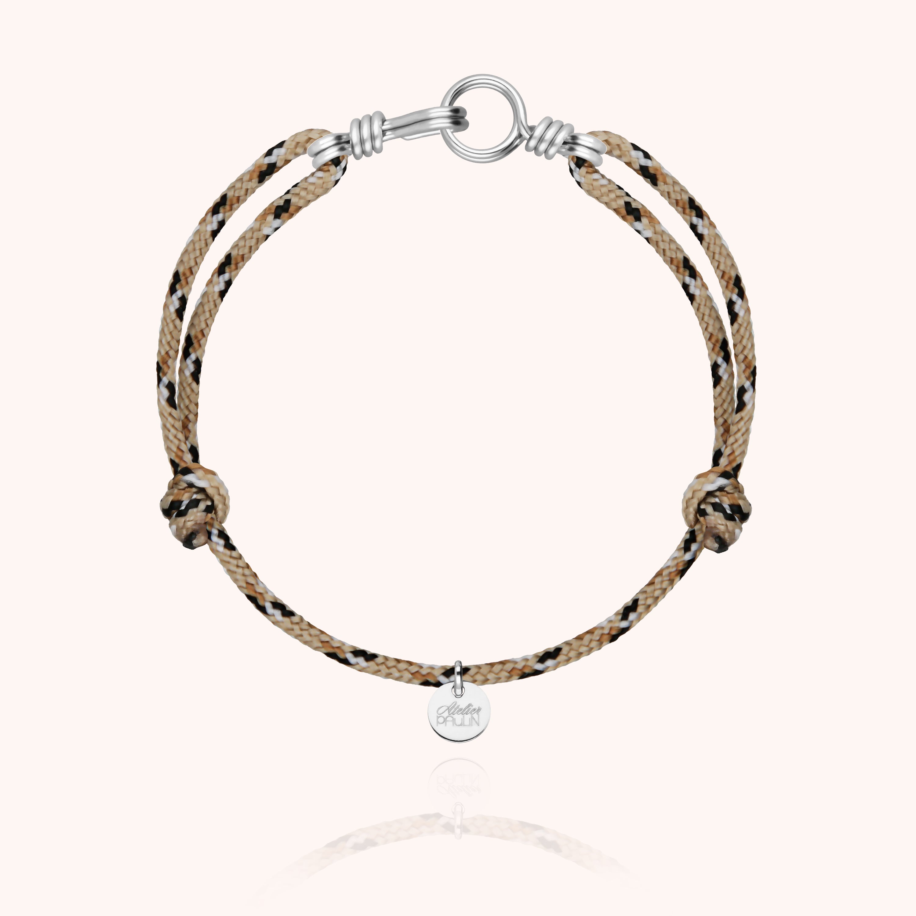Emballage Atelier Paulin avec bracelet sterling silver Attache moi
