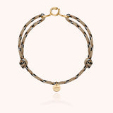 Men's Initiale Knot Cord Bracelet - Yellow 14k gold-filled
