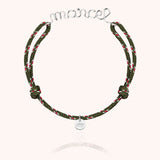 Bracelet Cordon Knot Personnalisé Homme - or blanc 750/1000