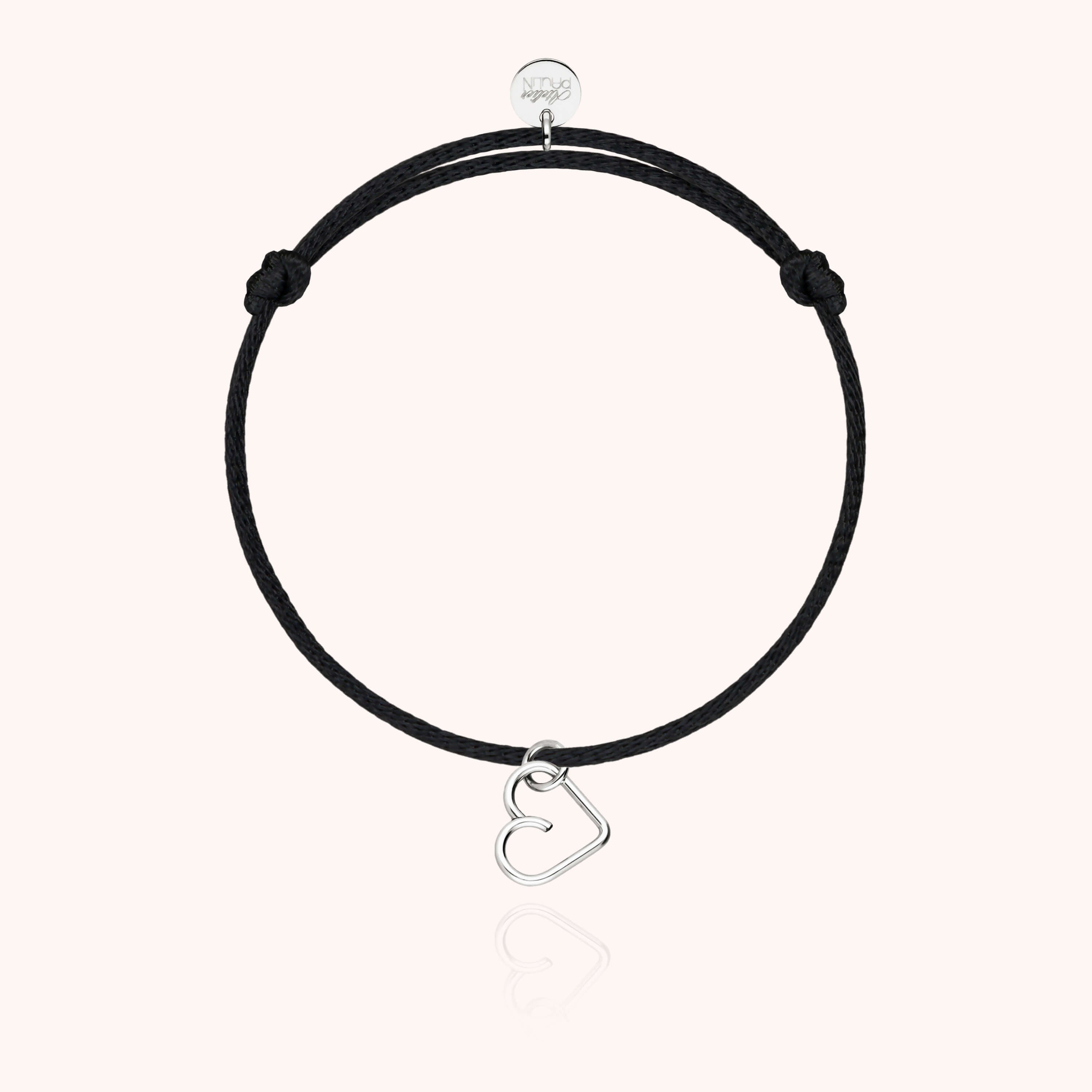 Bracciale Cordon Lucky Charms Cuore - argento