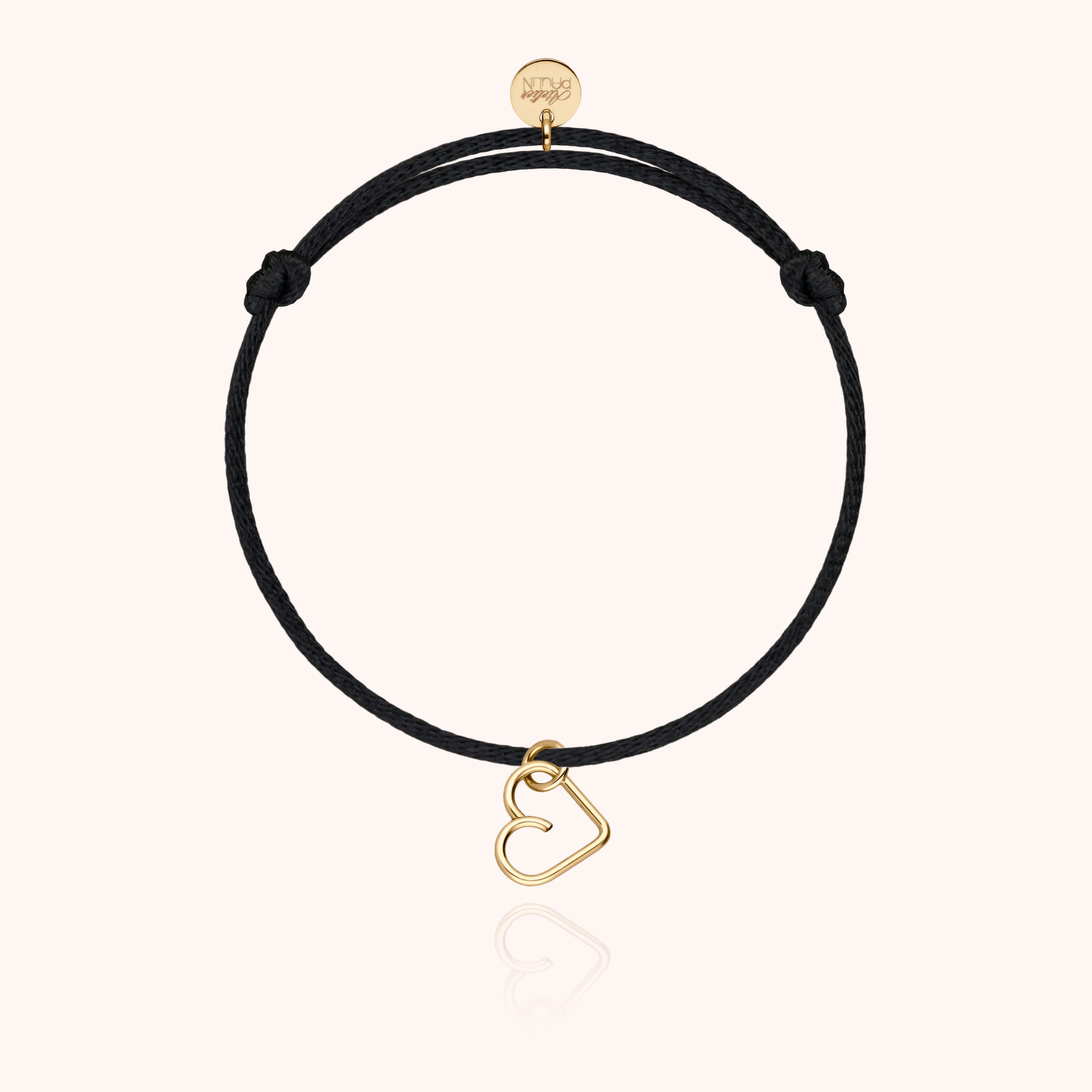 Bracciale in corda Lucky Charms - cuore