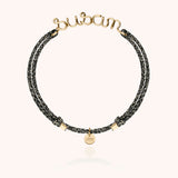 Bracciale Cordino Lurex Personalizzato - oro giallo laminato