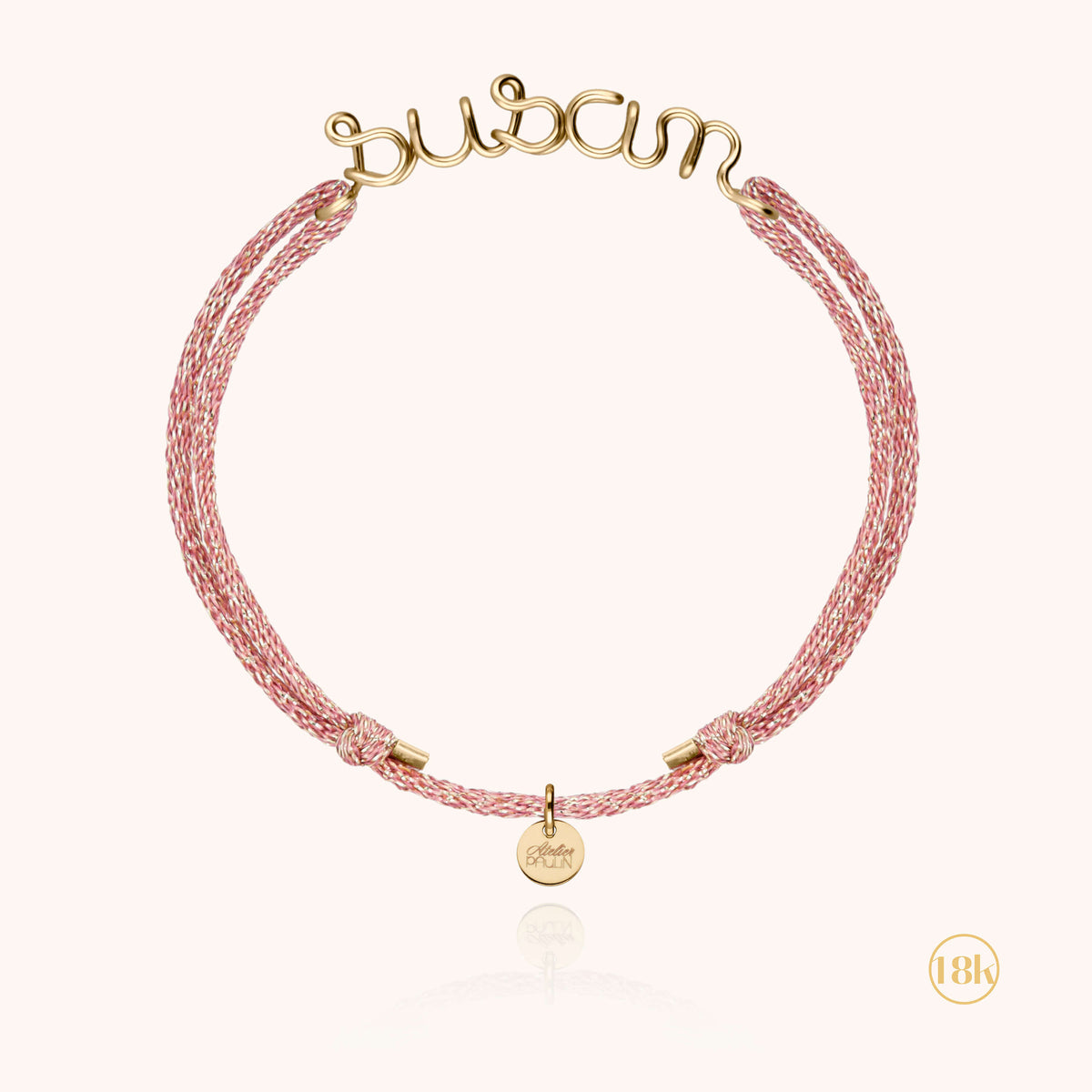Bracciale Cordino Lurex Personalizzato