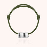 Cord Bracelet Matt - silver