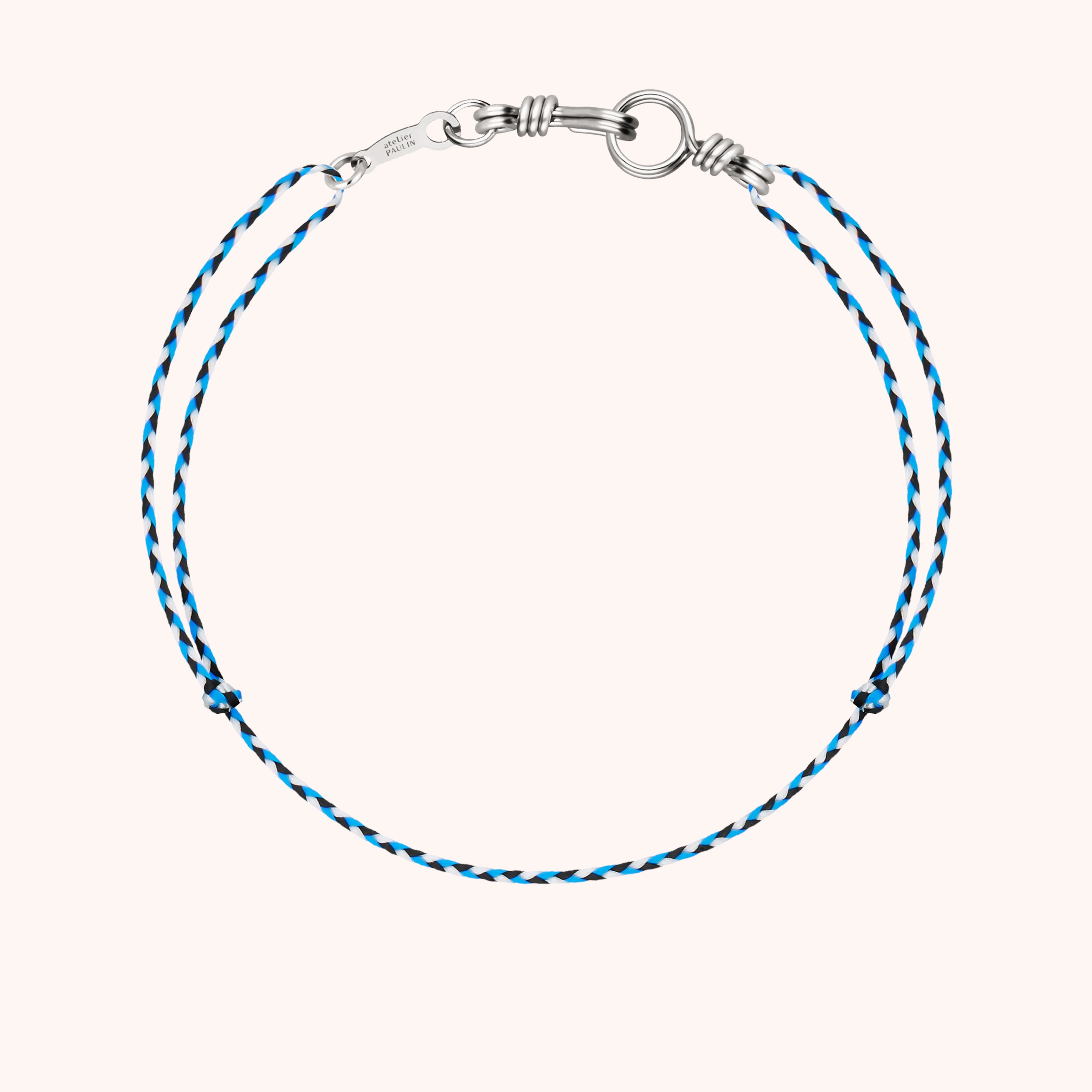 Bracelet Cordon Mini Attache moi - argent