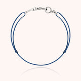 Cord Bracelet Mini Attache moi - White 18k gold