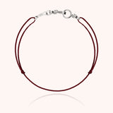 Cord Bracelet Mini Attache moi - silver