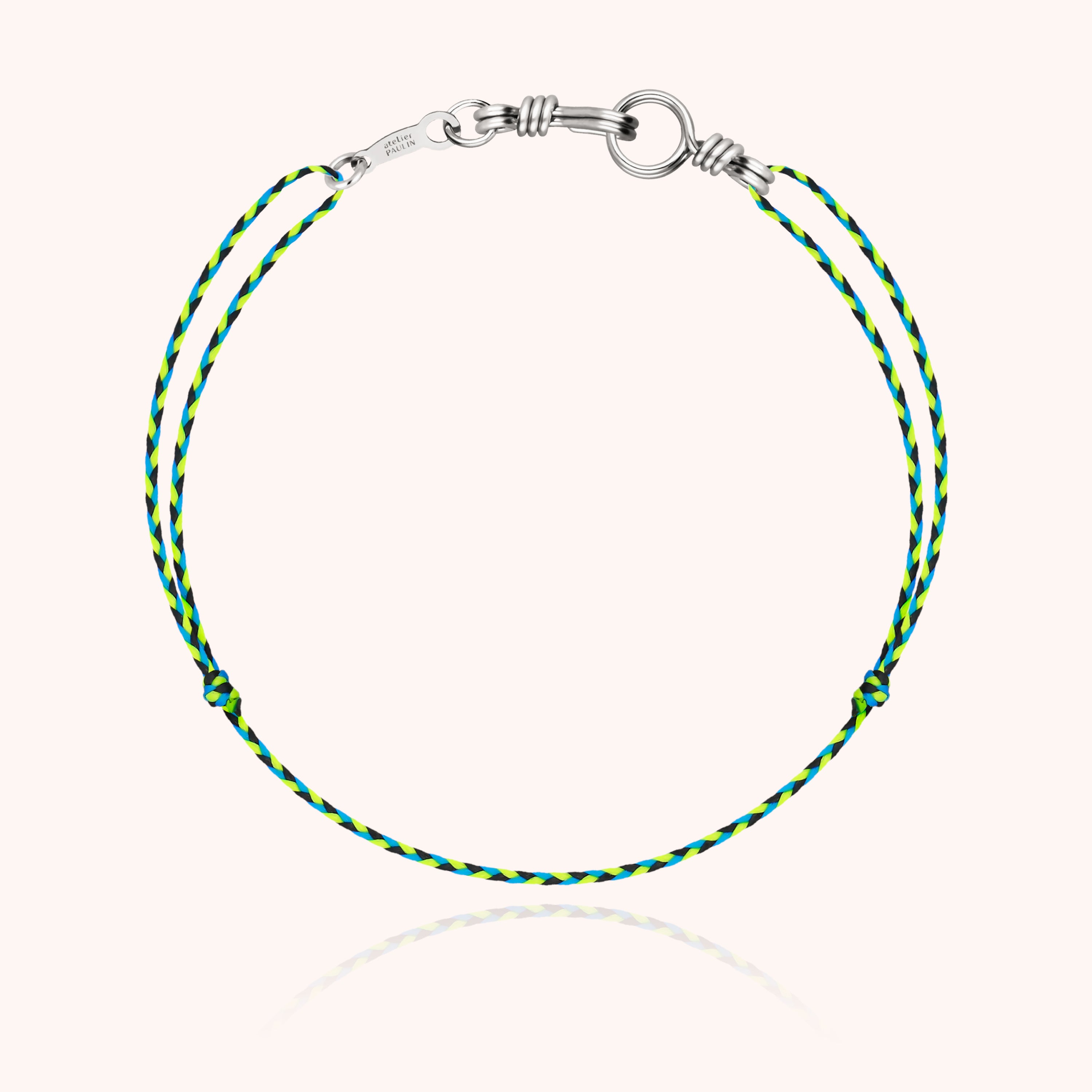 Bracelet Cordon Mini Attache moi - argent