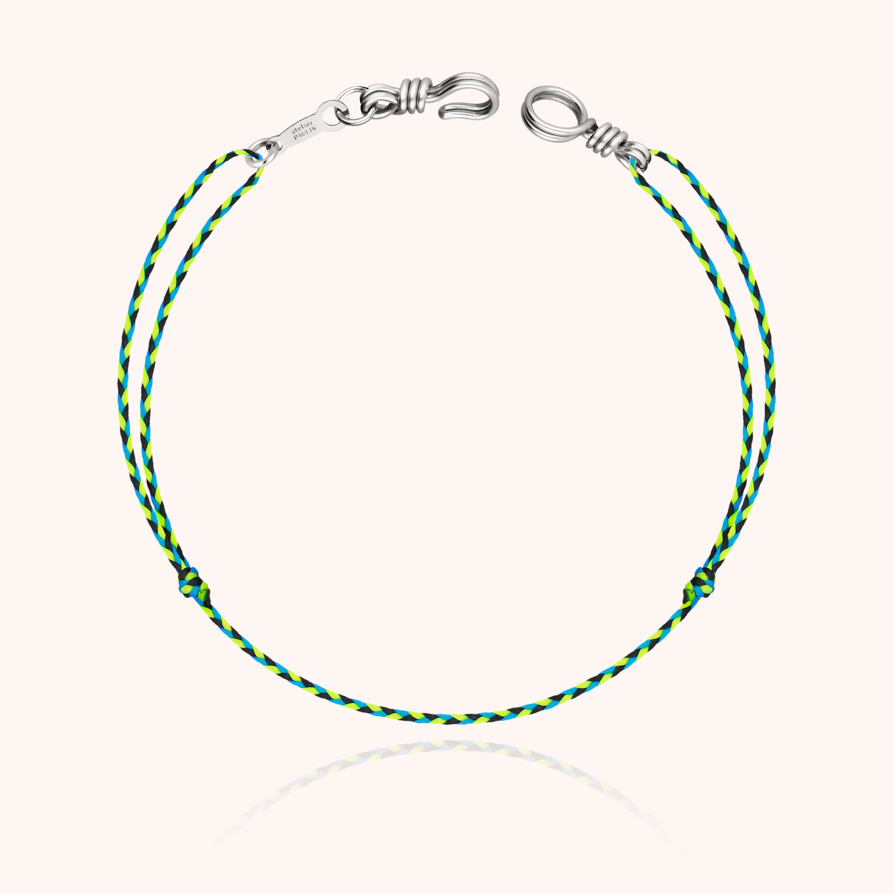 Bracelet Cordon Mini Attache moi - argent