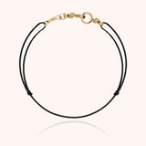 Cord Bracelet Mini Attache moi - Yellow 14k gold-filled