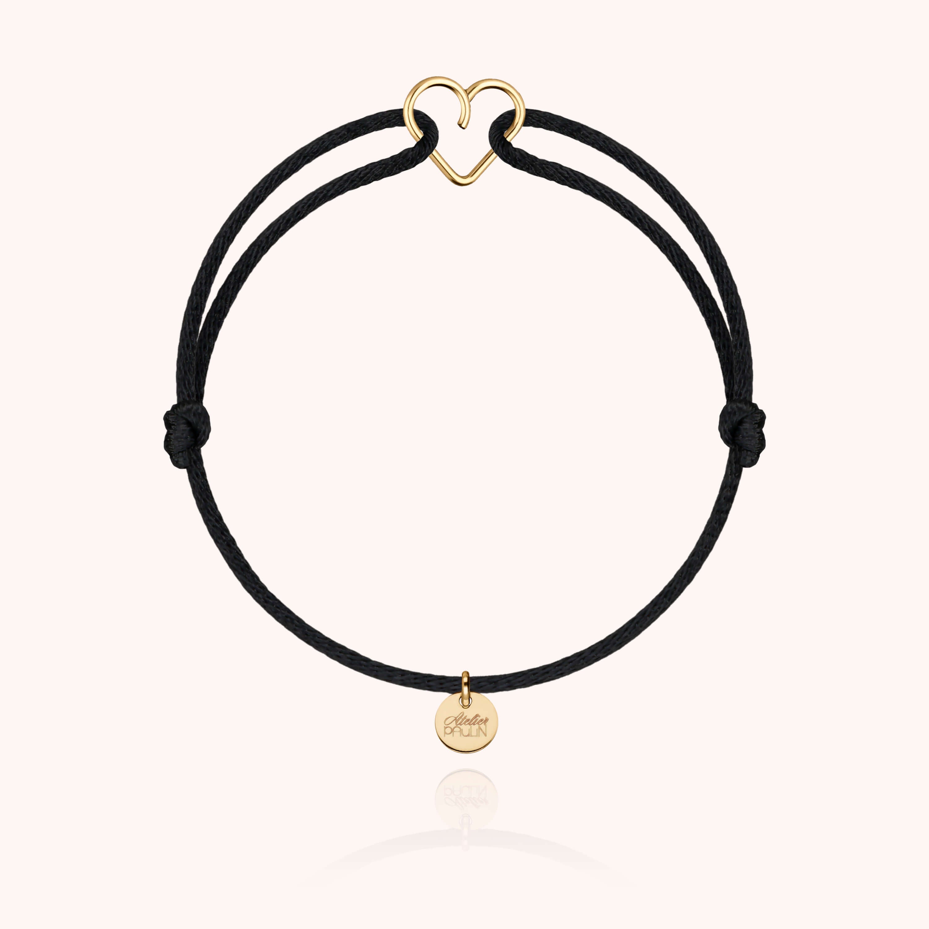 Bracelet Cordon Mini Coeur — bijou artisanal bracelet livraison express