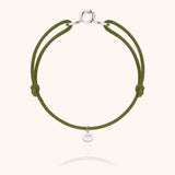 Original Initiale Cord Bracelet - silver
