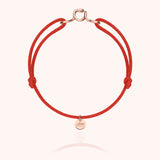 Original Initiale Cord Bracelet - Rose 14k gold-filled wire