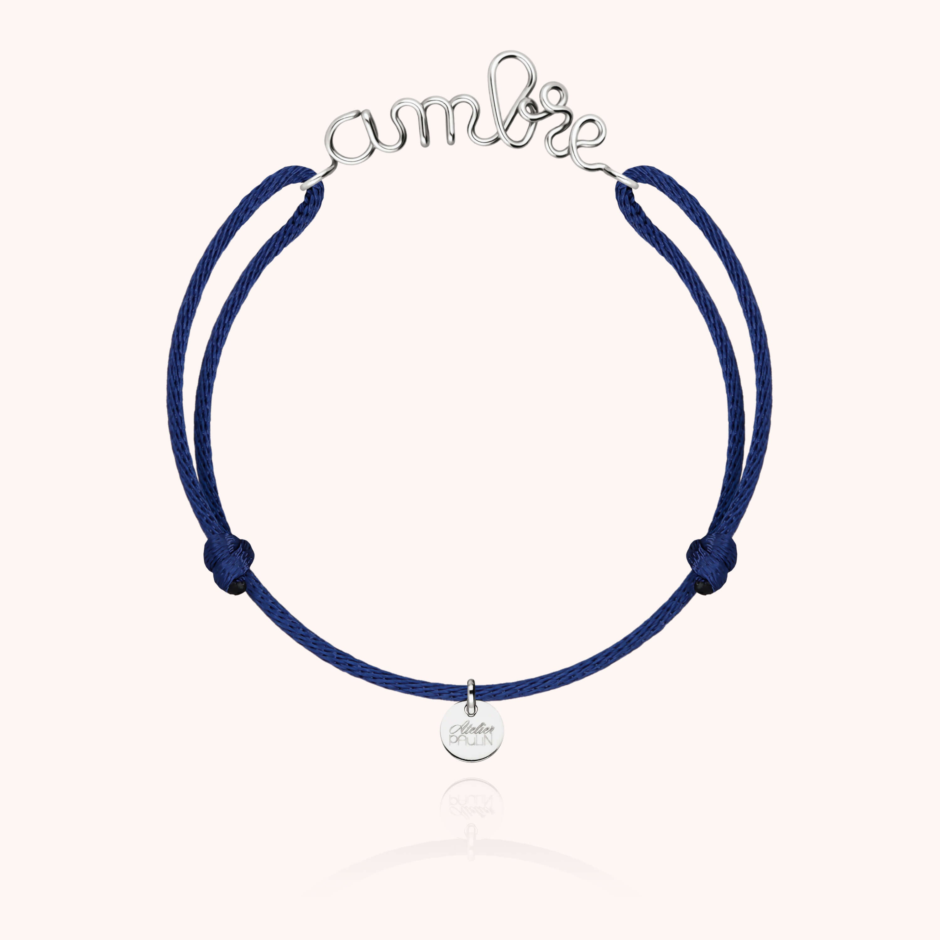 Bracelet Cordon Original Personnalisé en argent sterling 925 — bijou fait main Atelier Paulin