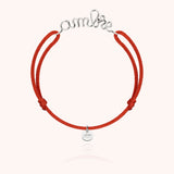 Bracelet Cordon Original Personnalisé - argent