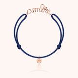Bracelet Cordon Original Personnalisé - or rose 750/1000