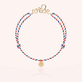 Bracciale Personalizzato Cordino Francia - oro giallo 18kt.