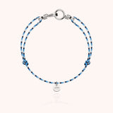 Bracelet Cordon Slim Knot Attache moi - argent